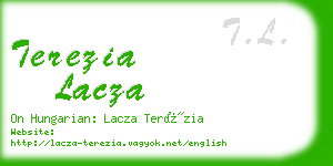 terezia lacza business card